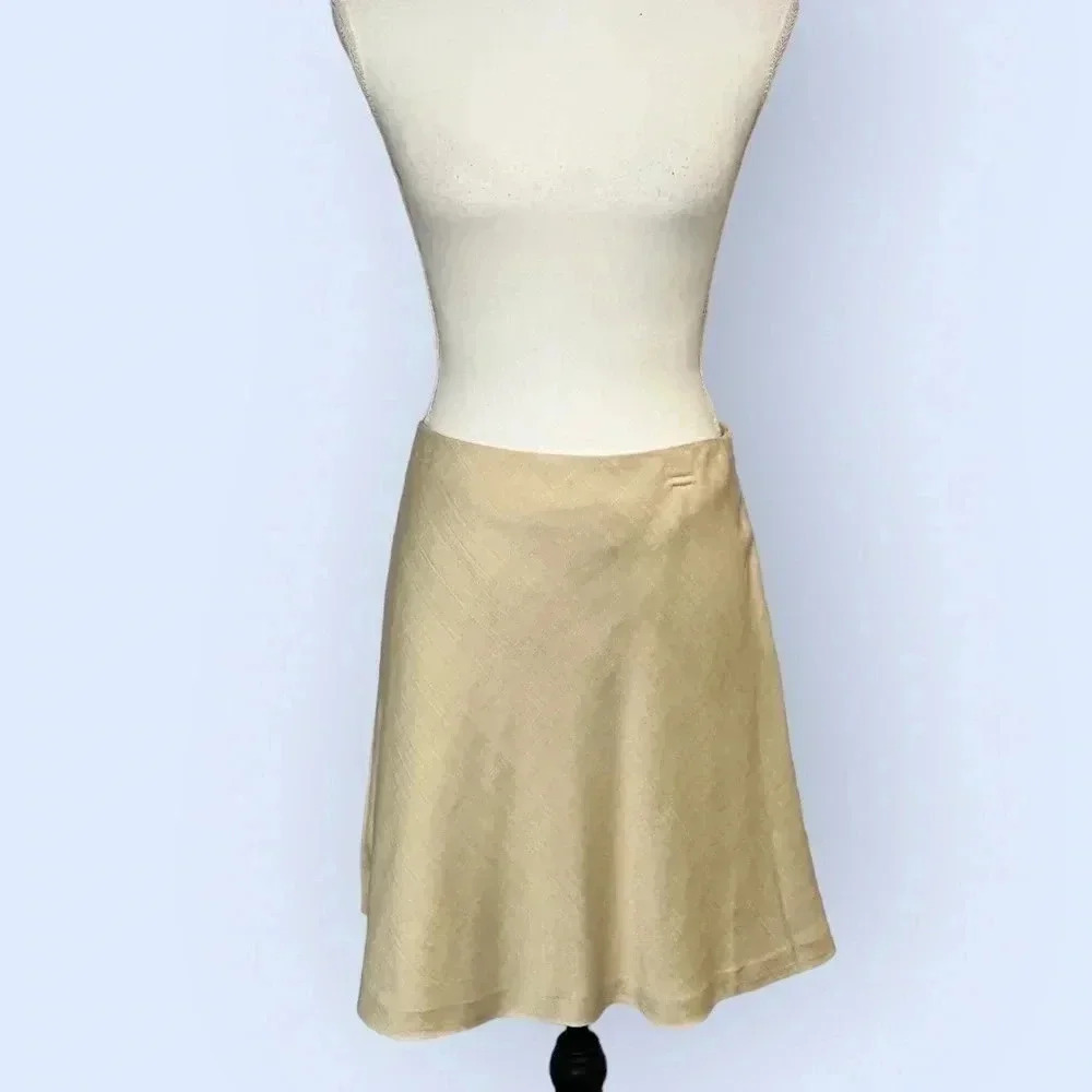 Beige A-Line Women's Skirt